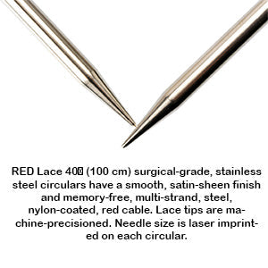 SS Red Lace Circ US6