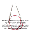 SS Red Lace Circ US6 #32"